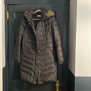 Michael Kors gray winter coat size Large